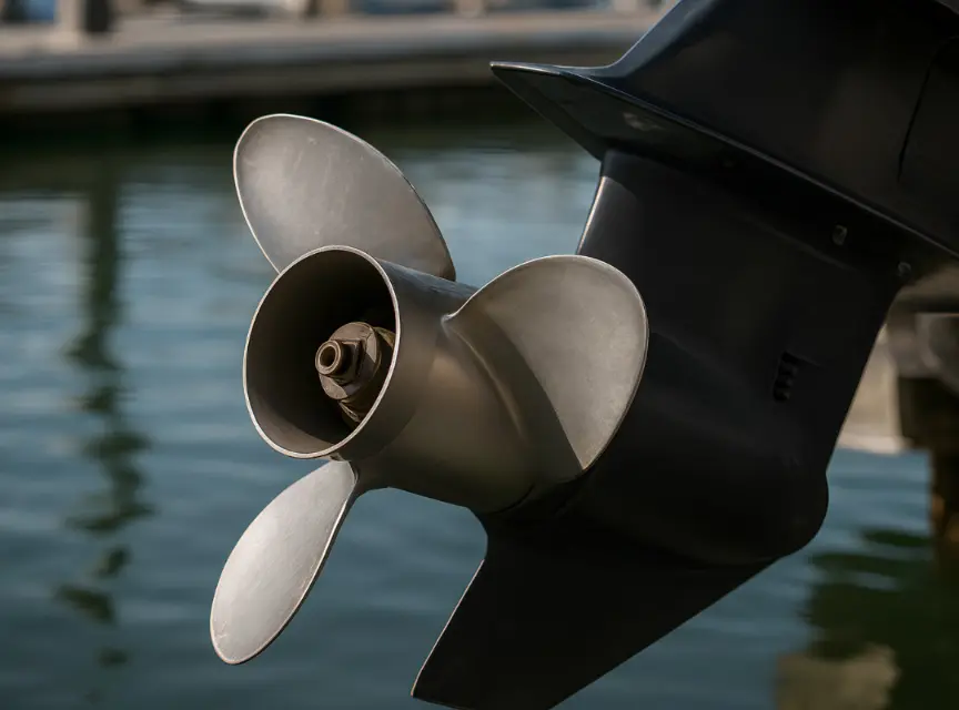 Outboard Prop For Heavy Boats