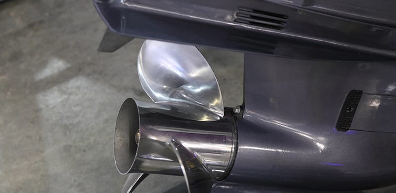 Boat Propeller Ideal Depth Below The Hull